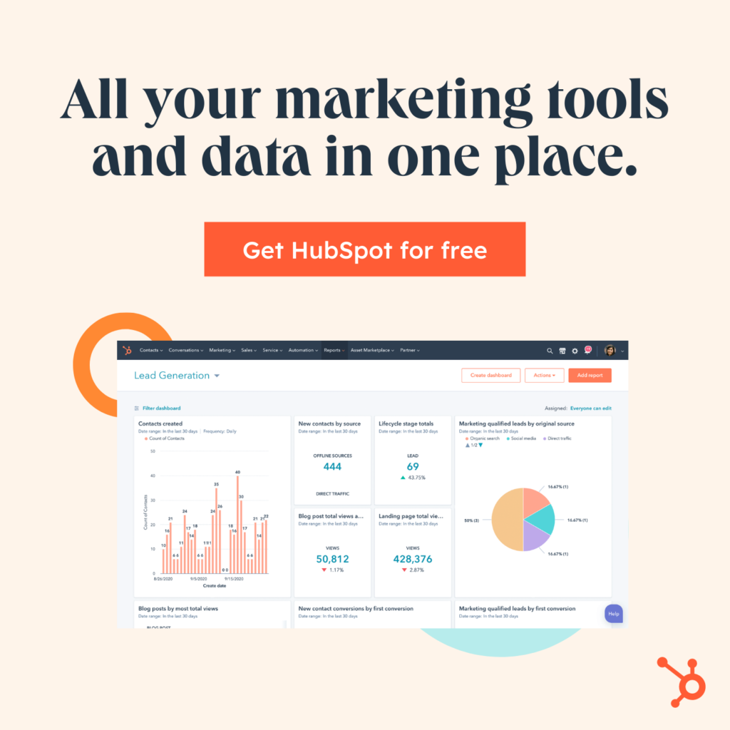 marketing tools hubspot